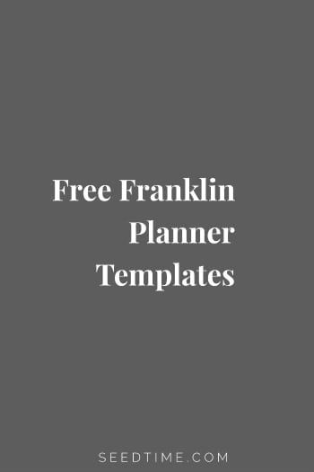 Plan Your Life in a Snap: Free Printable Planners