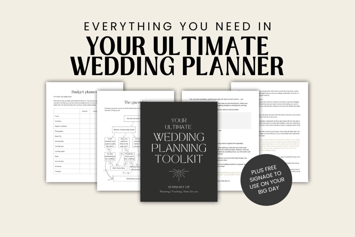 Plan the Perfect Wedding with this Ultimate Printable Checklist
