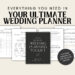 Plan the Perfect Wedding with this Ultimate Printable Checklist