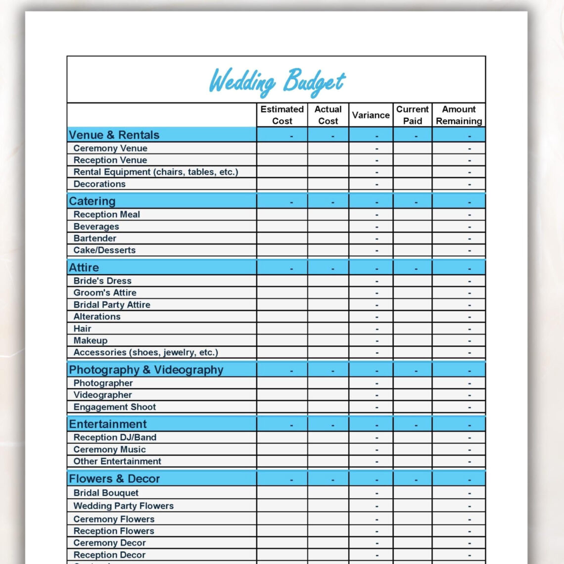 Plan a Stress-Free Wedding on a Budget