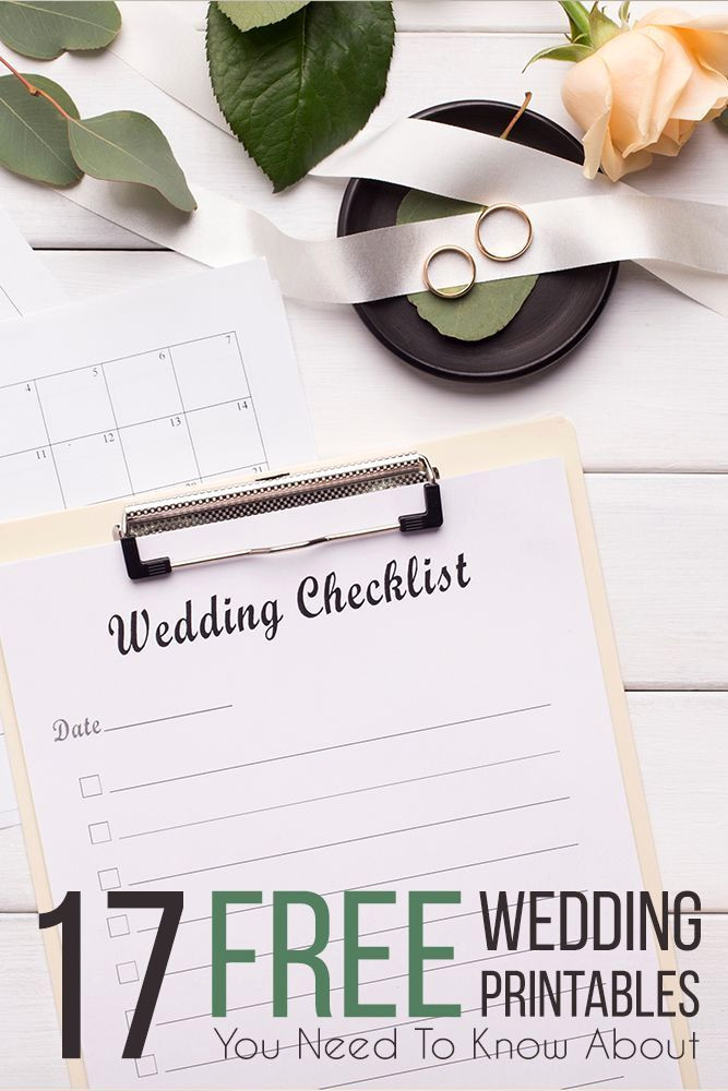 15 Essential Wedding Planning Templates