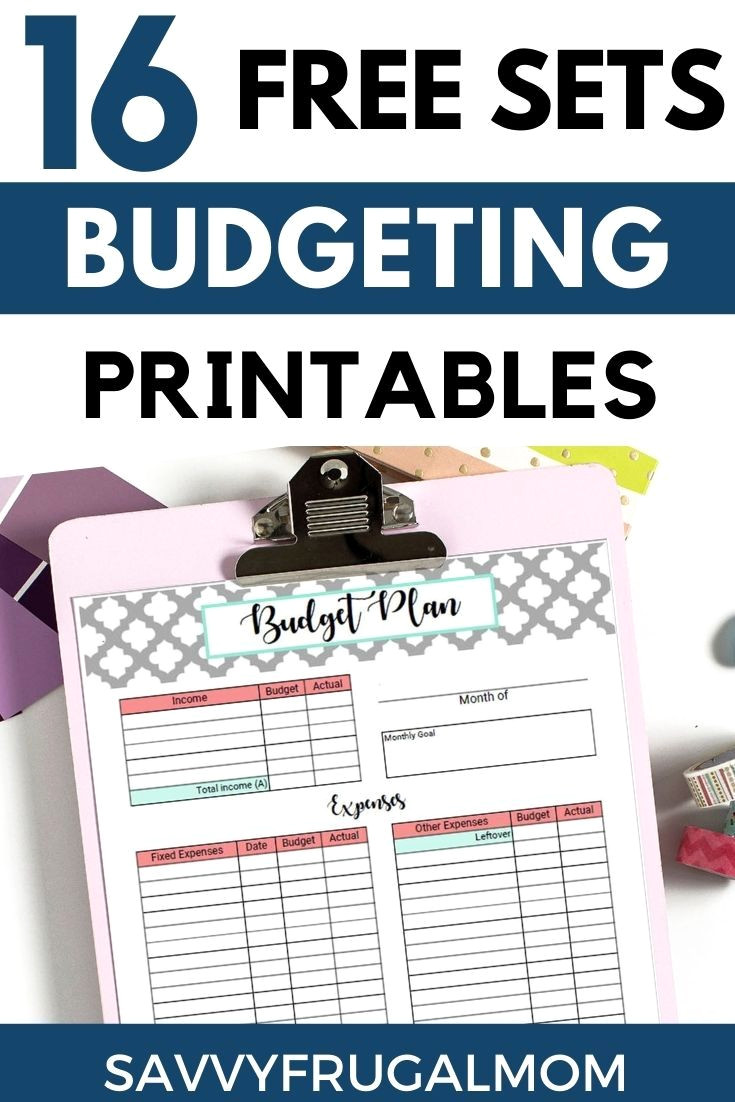 Budgeting Made Easy: 100% Free Printables