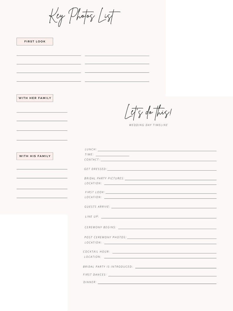 Planner Your Dream Wedding: Stress-Free Checklist & Timeline