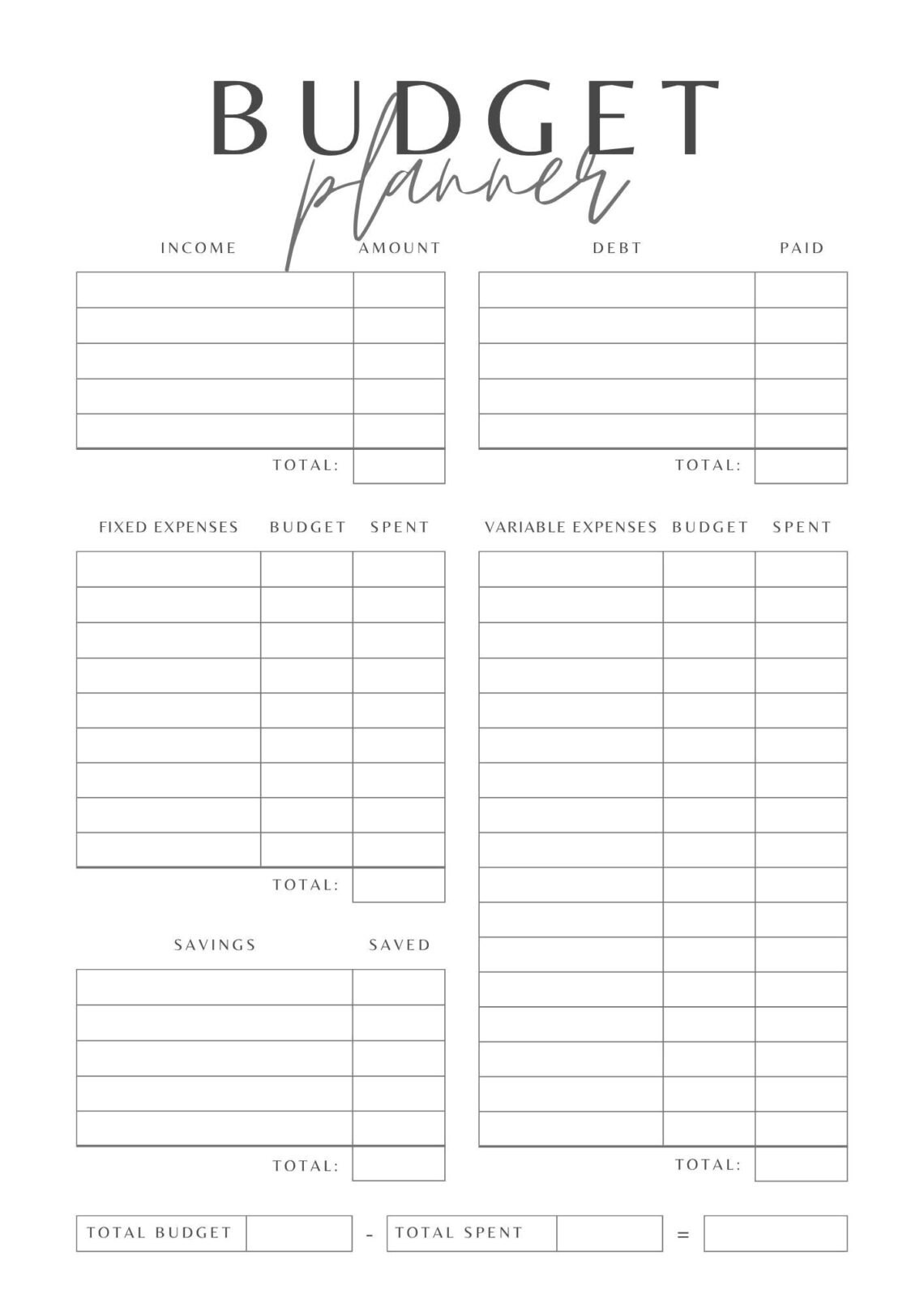 Simplify Your Life with These 5 Essential Planners