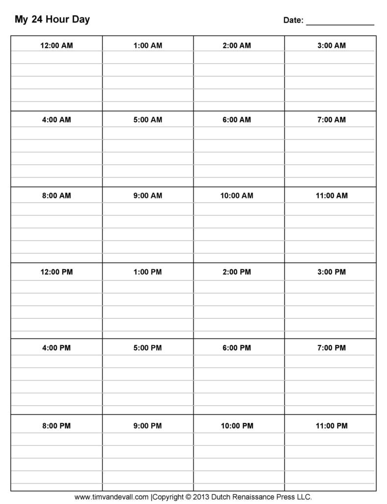 Get 43 Proven Hourly Schedule Templates in Excel, Word, & PDF