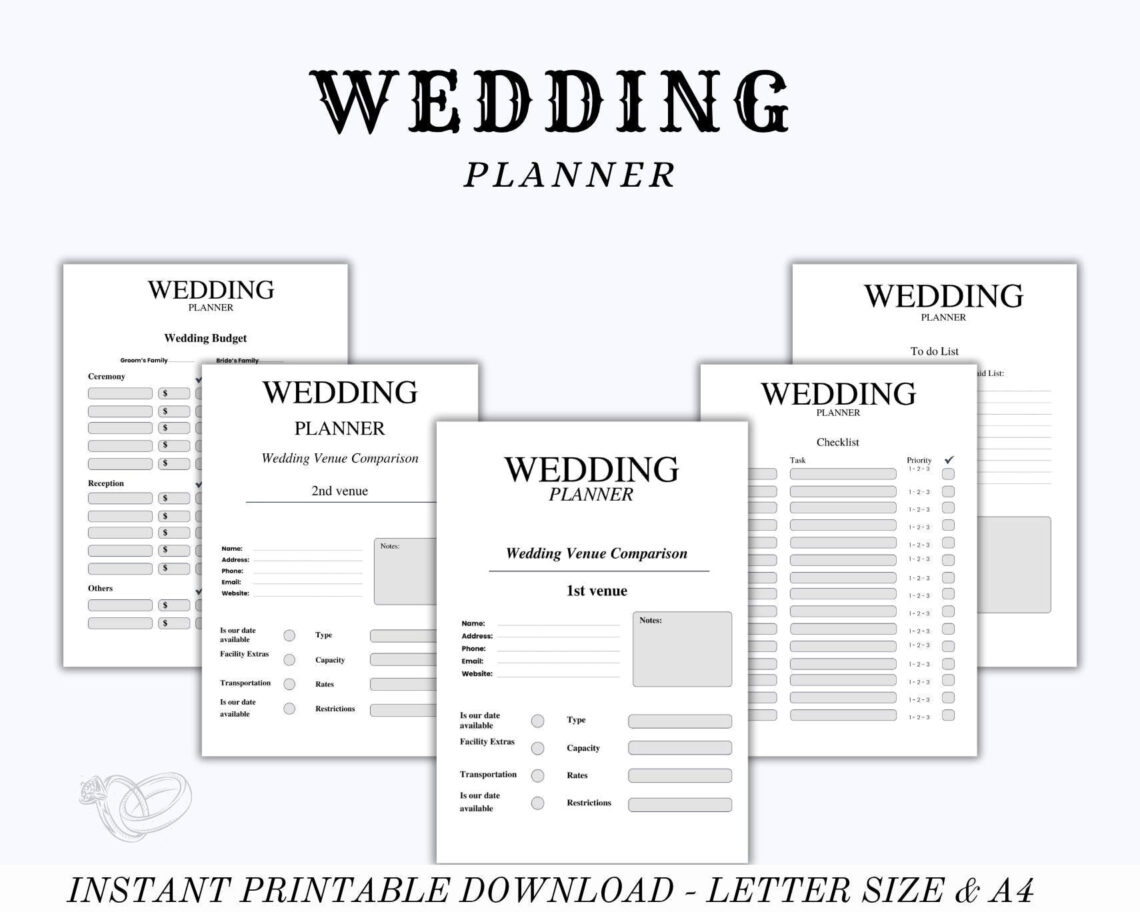 Wedding Planning Made Easy: Editable Checklist & Itinerary Templates