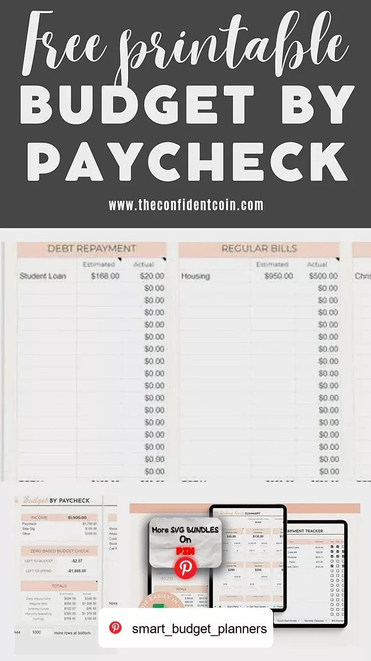Budget by Paycheck Made Easy with Free Printables