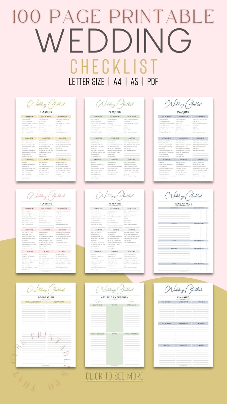 Plan Your Dream Wedding with This Essential Checklist