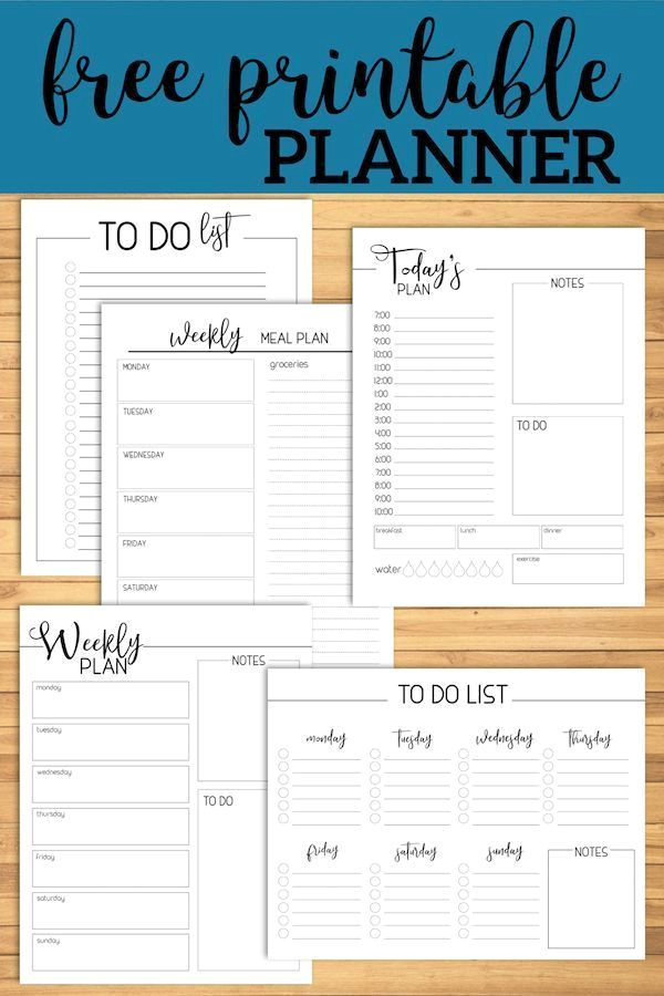 Create Your Dream Day in 5 Minutes with These Free Printable Planners