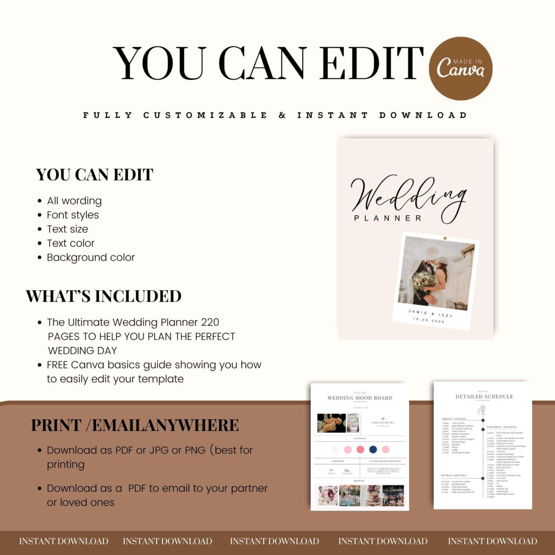 Seamless Wedding Day Planning in One Easy Binder