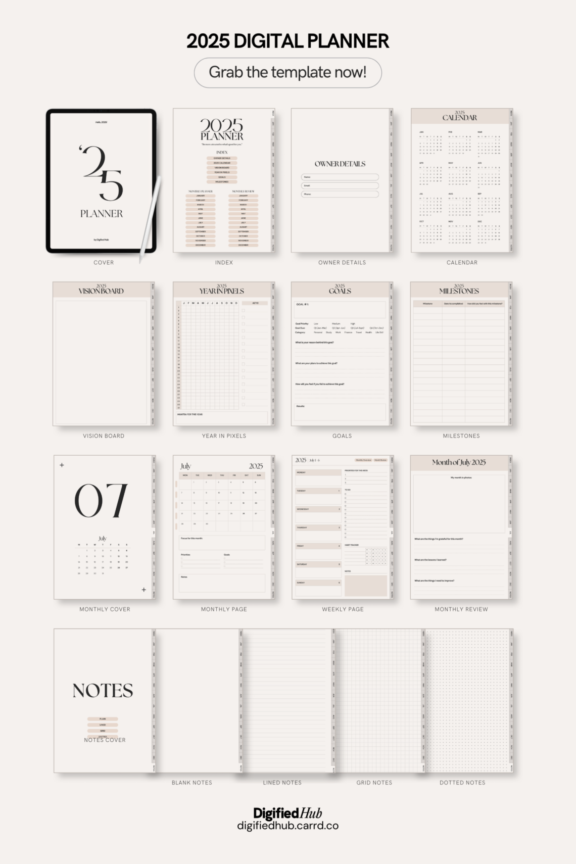Transform Your Note-Taking with a Stylish Digital Planner