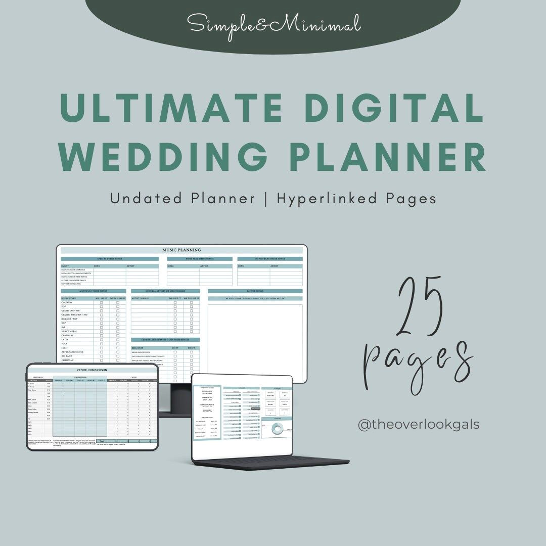 Plan a Stress-Free Wedding with This Ultimate Digital Planner