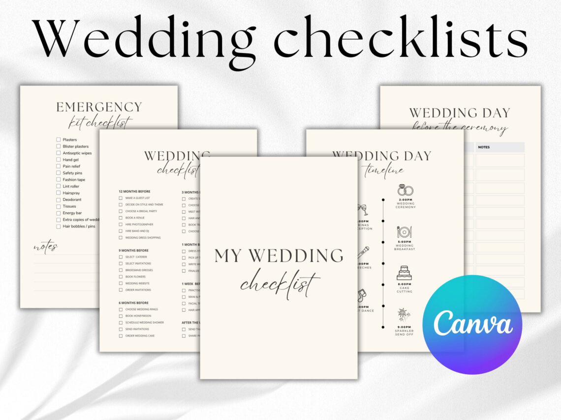 Easy 10-Step Wedding Planning Checklist Printable