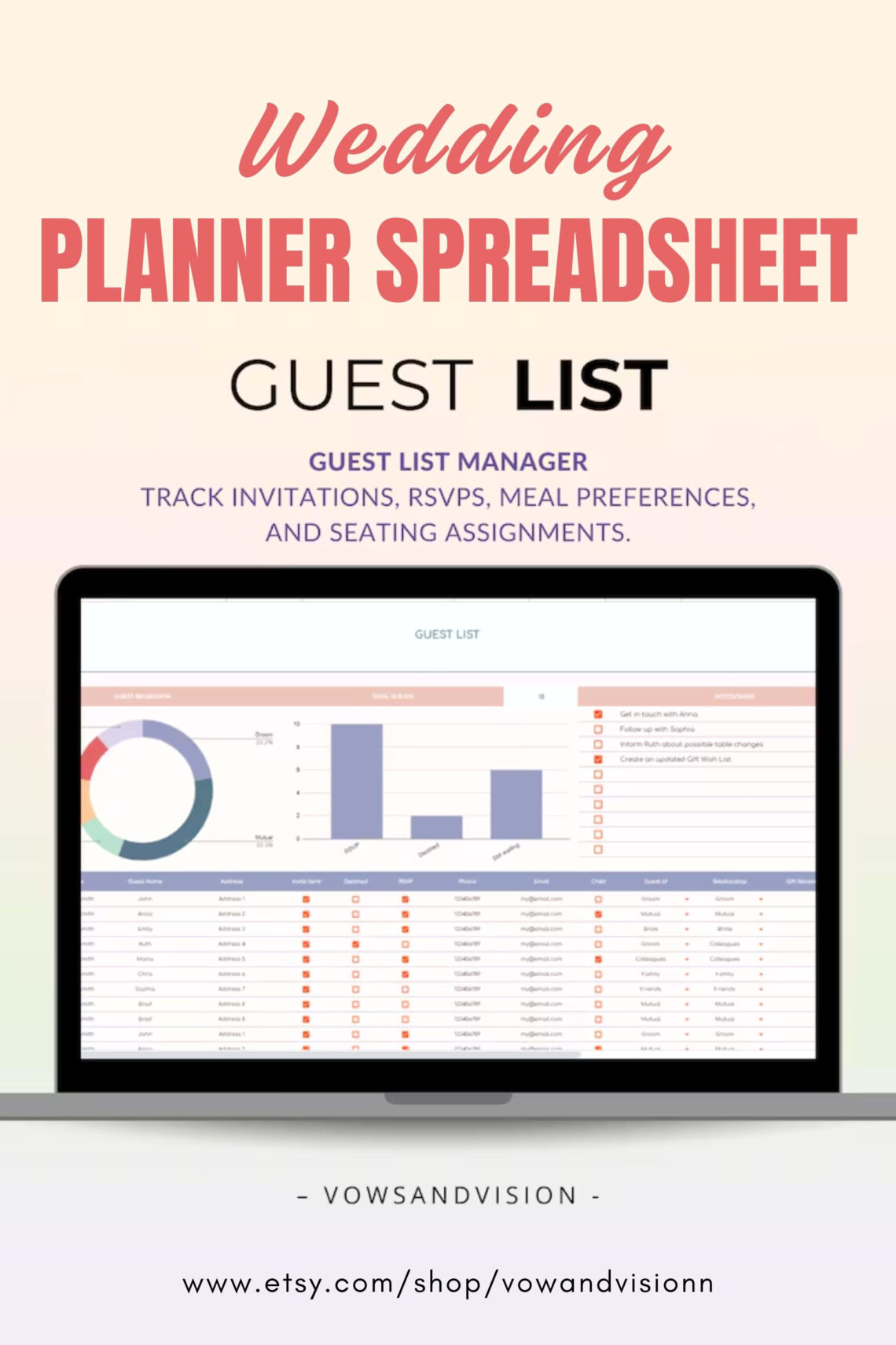 Plan Your Dream Wedding with Ease: Ultimate Budget & Seating Tracker