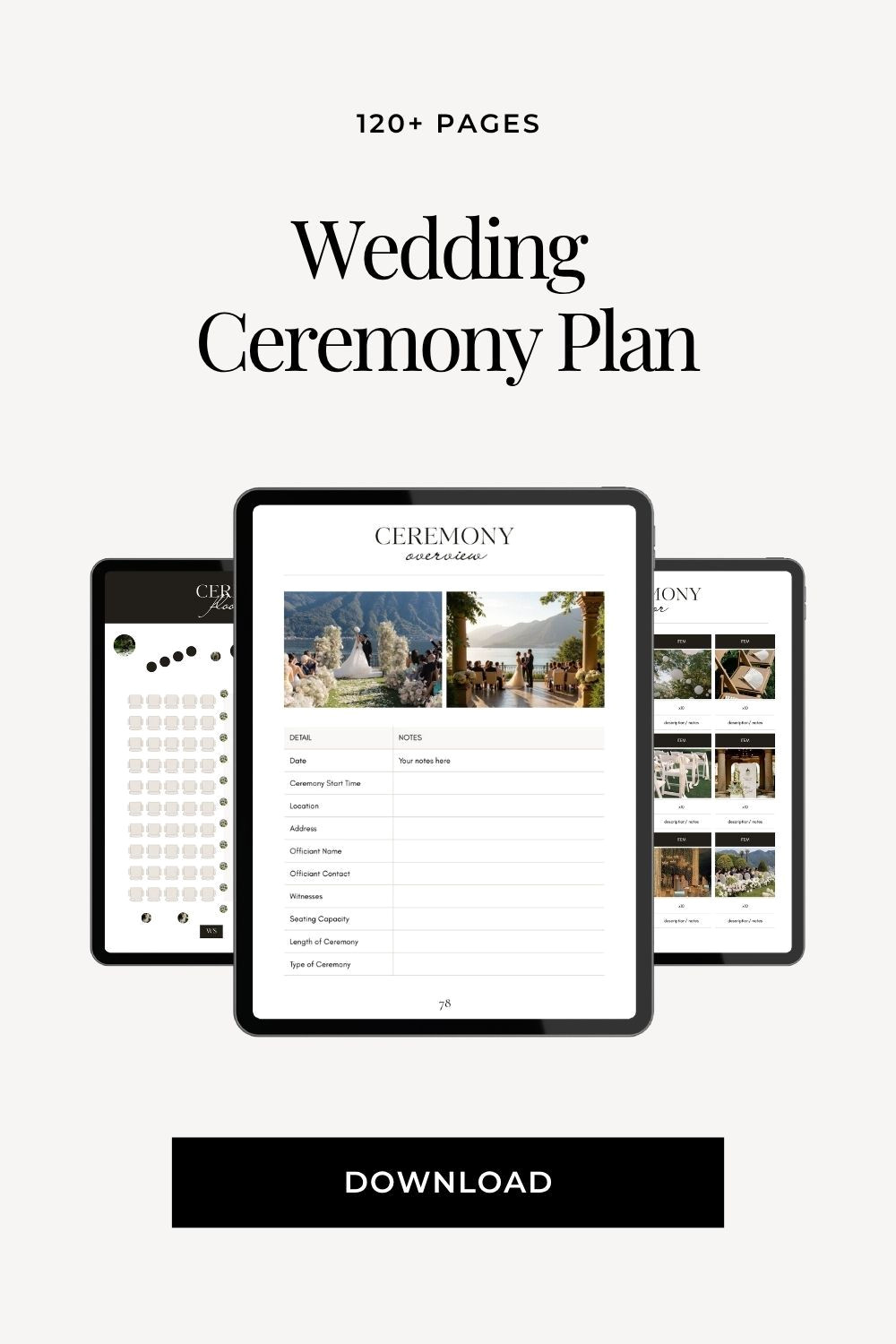 Wedding Planning Template: 120+ Page Ultimate Guide