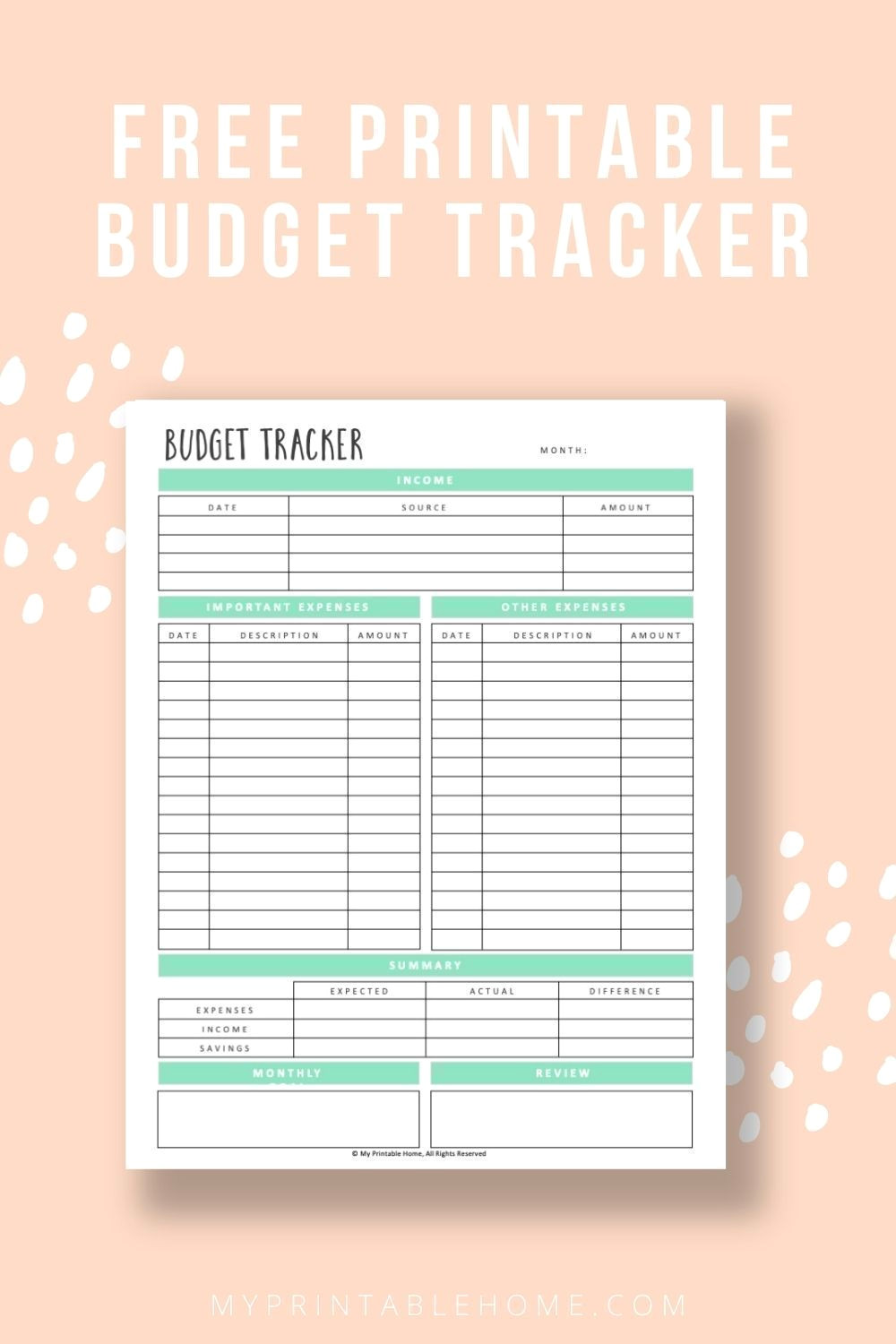 Simplify Your Finances with a Free Custom Budget Planner