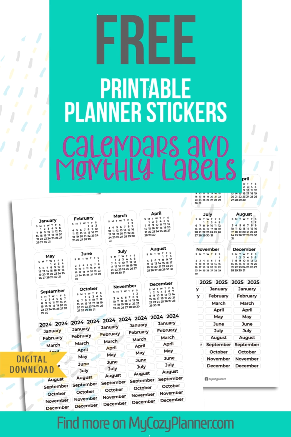 Transform Your 2025 with Vibrant Stickers for a Happy Planner