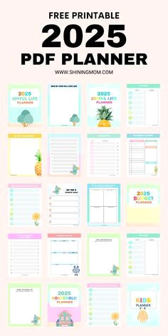 50 Free 2025 Planners to Download Now!