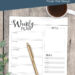 Free Weekly Planner Template for a More Organized You