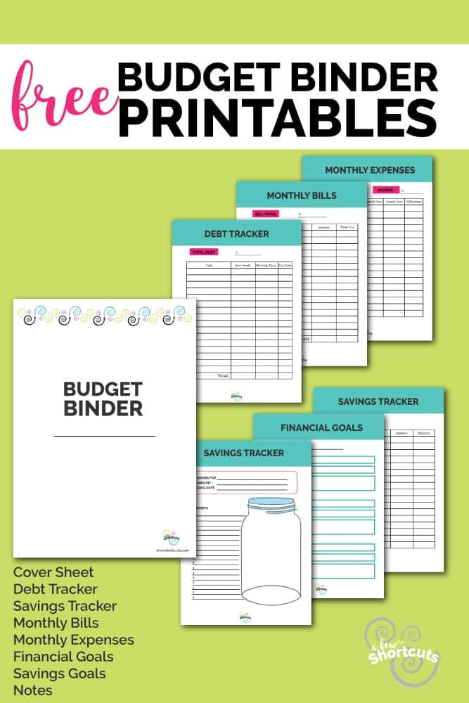 Create Your Free Budget Binder Templates