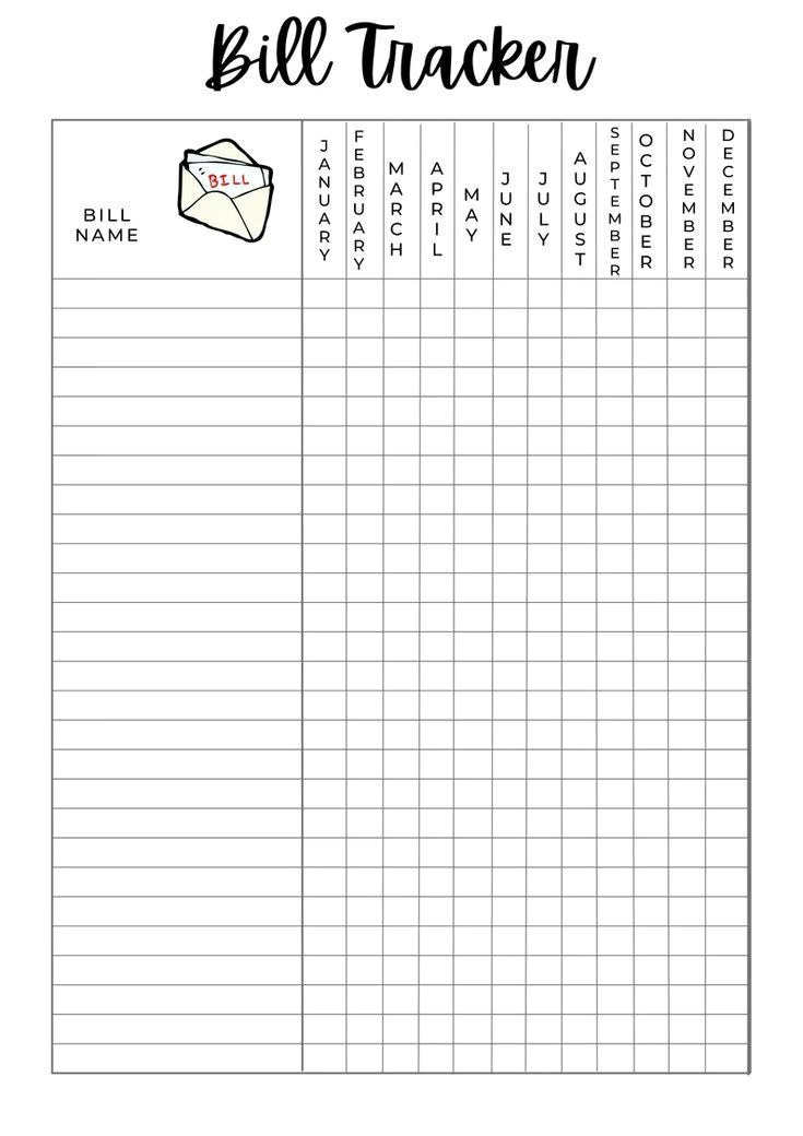 Elevate Your Finances: 10 Creative Bill Tracker Designs