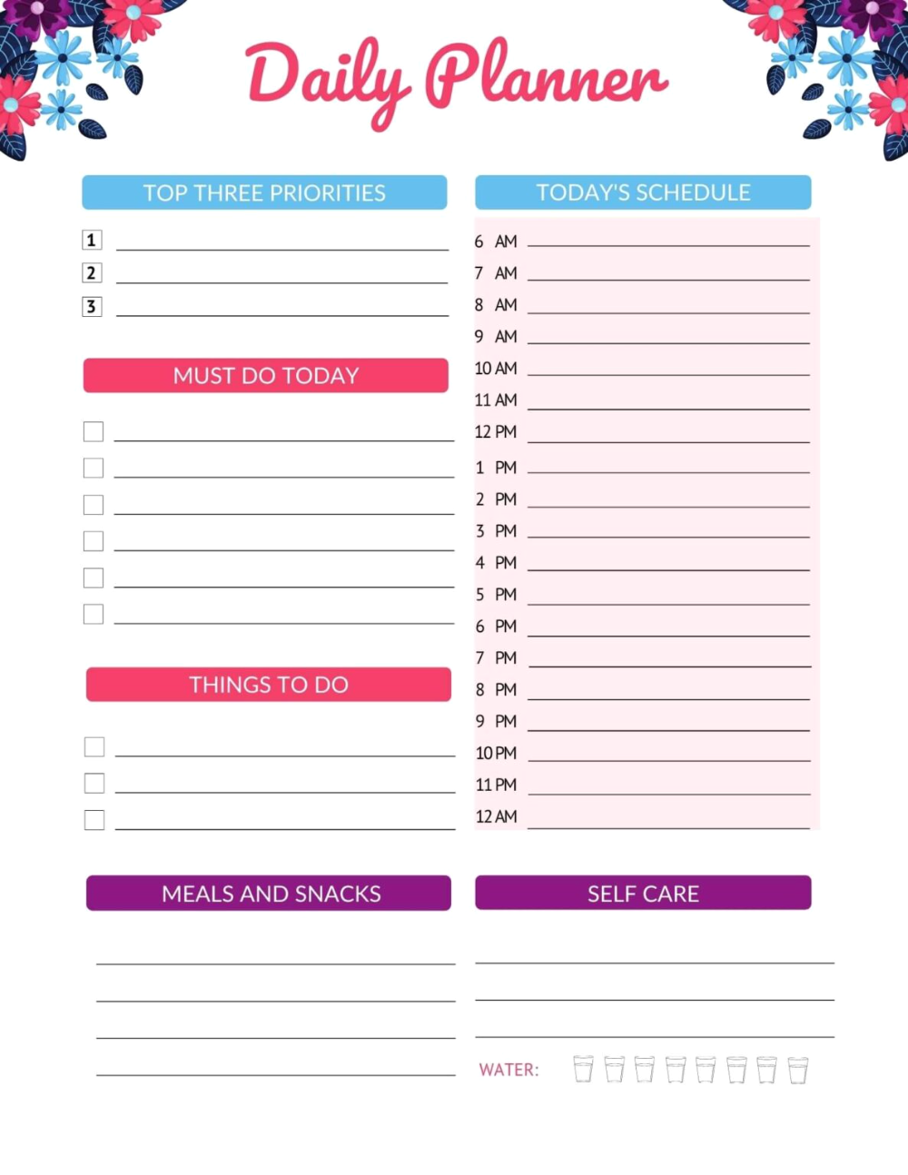 Print Your Dream Day: Free Daily Planner