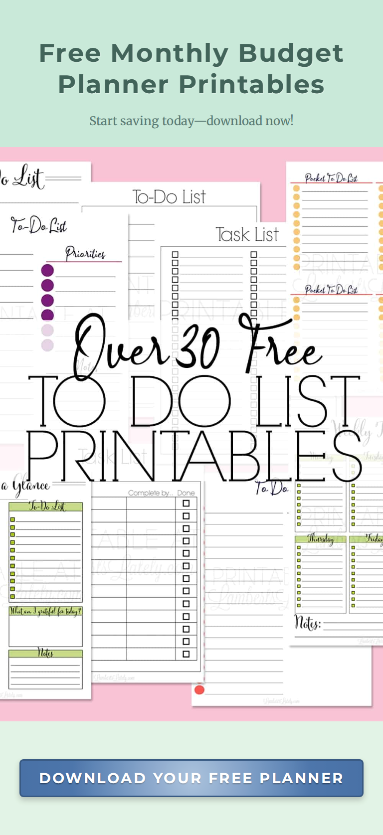 Master Your Finances with These Free Budget Printables