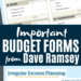 Transform Your Finances with These Simple Budget Forms