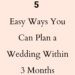 Rush-Order Your Dream Wedding in 3 Months!