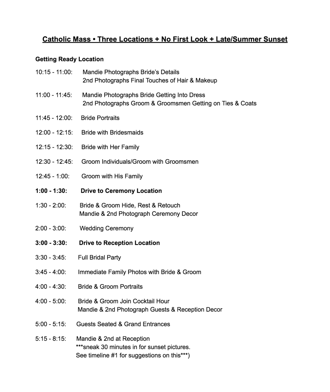 Wedding Day Survival Guide: Plan Every 2PM Moment