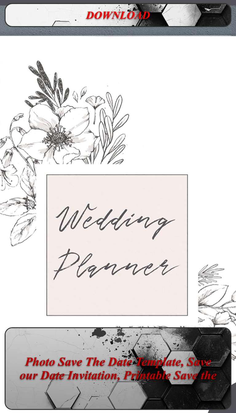 Save the Date in Style: Instantly Downloadable Templates