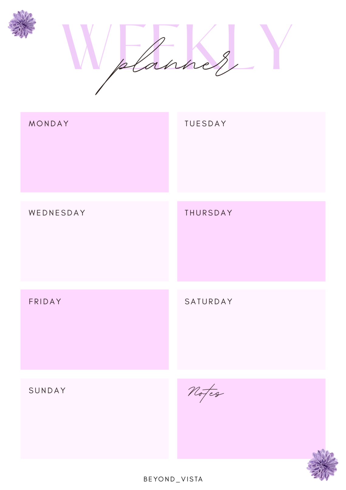 Create Your Perfect Week