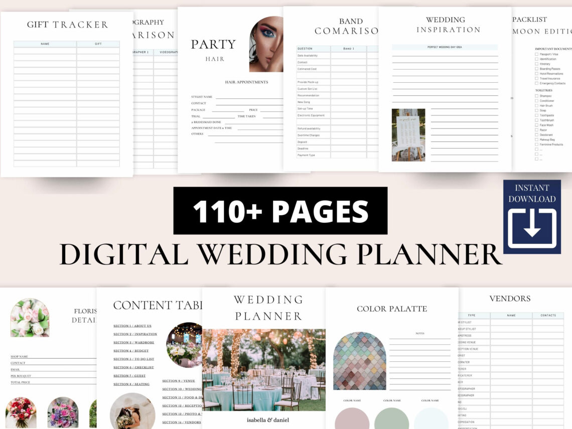 Plan Your Dream Wedding with Our 110+ Page DIY Guide