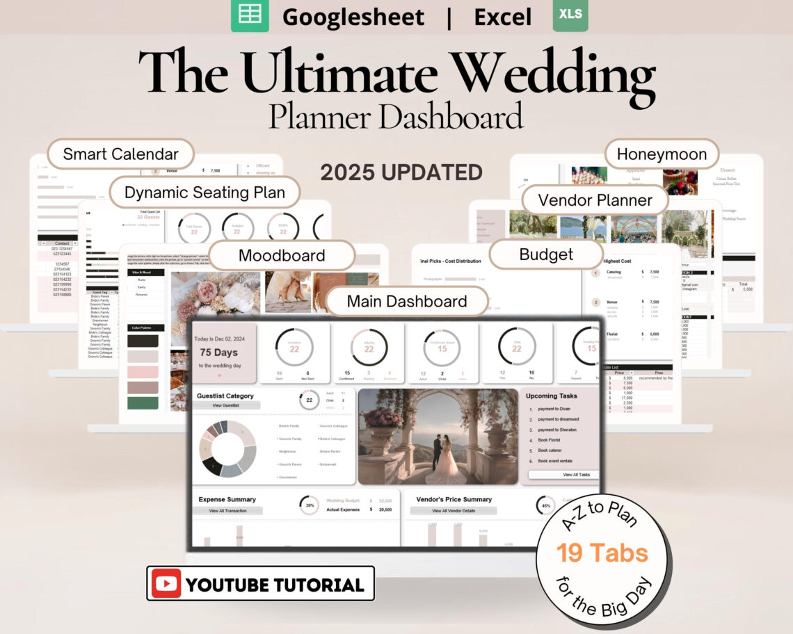 Wedding Planning Simplified: Your Ultimate Budget & Seating Guide