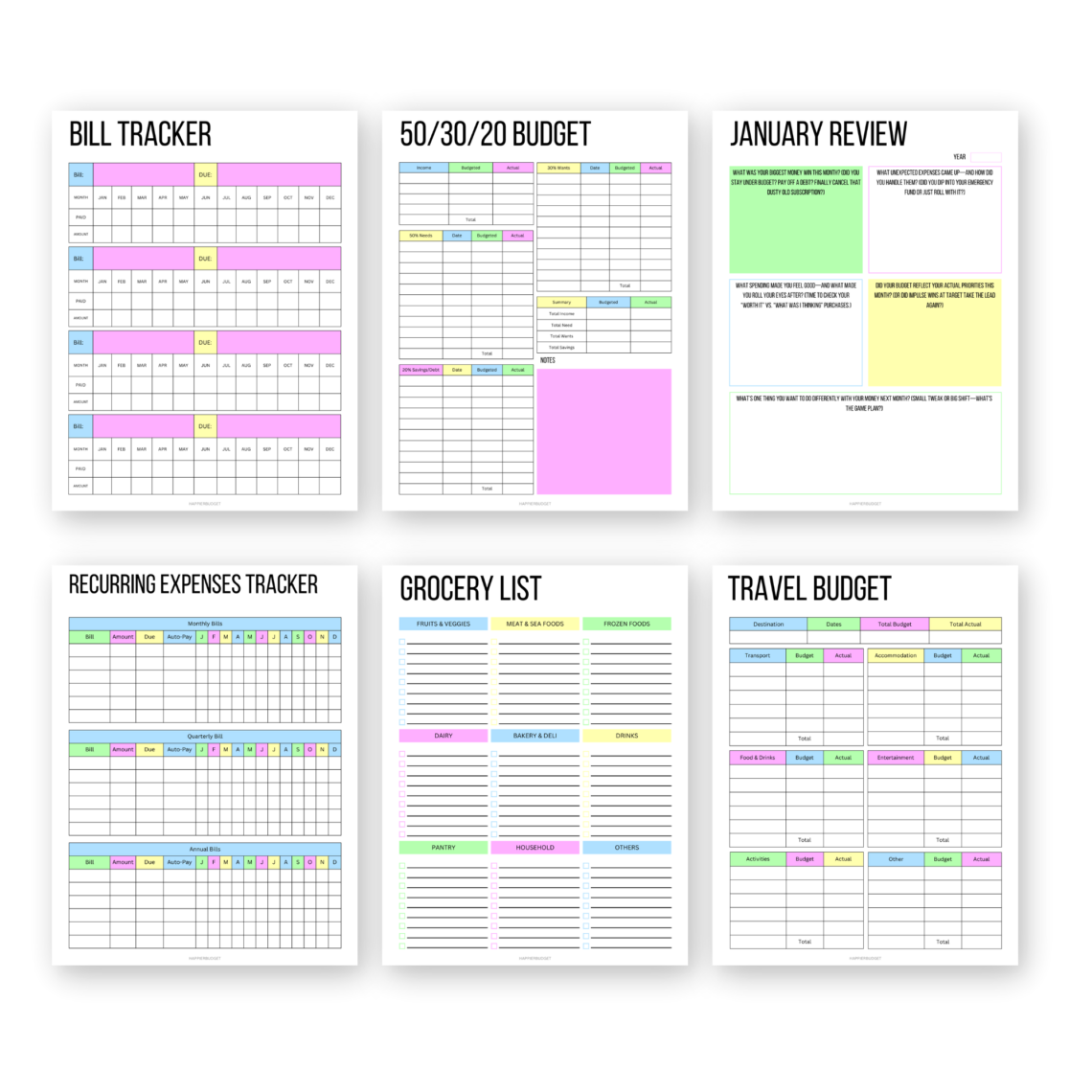 Get Your Finances in Check with this FREE Printable Budget Planner