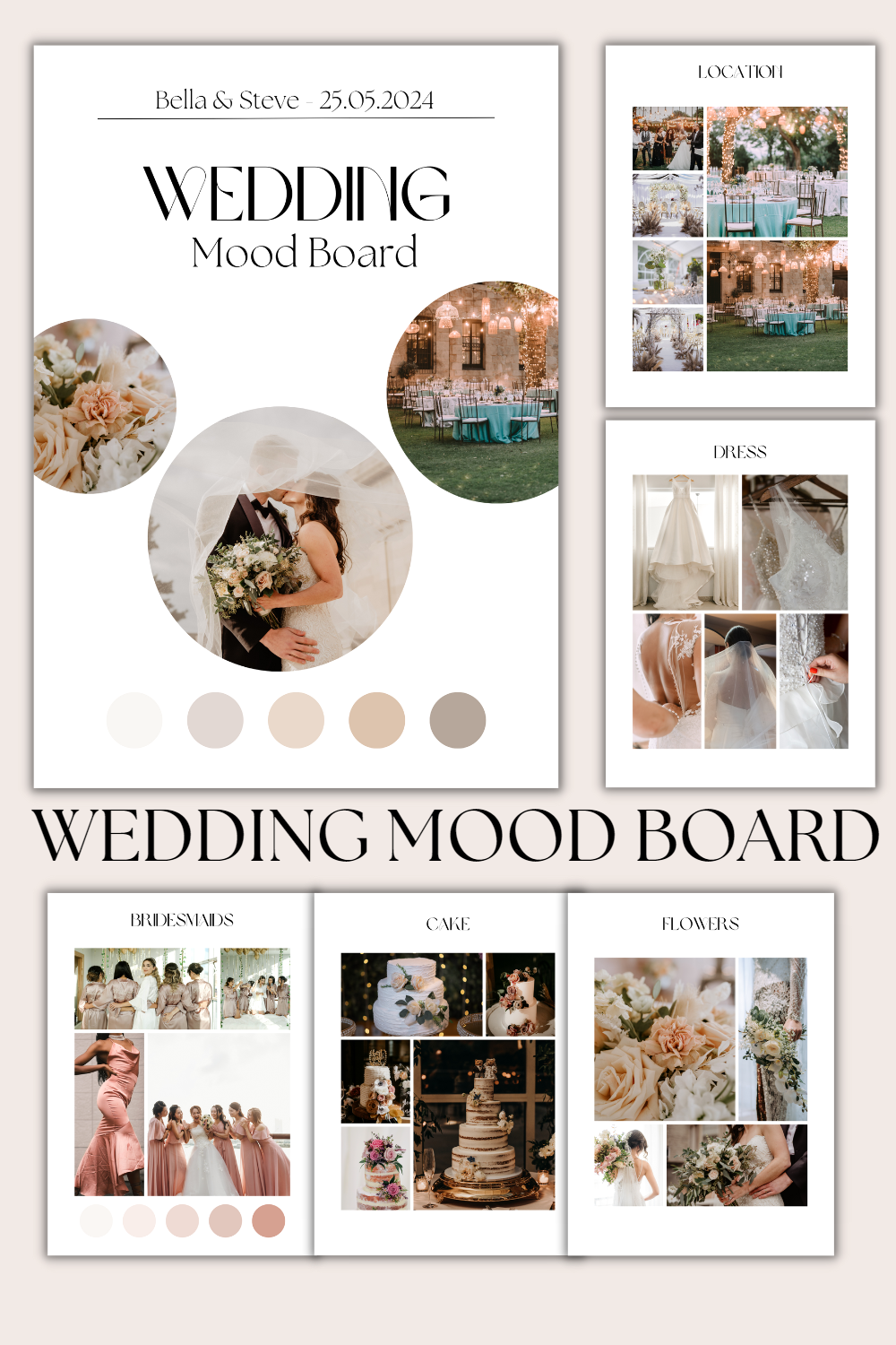 Dream Wedding in a Single Look: The Stunning Mood Board Guide