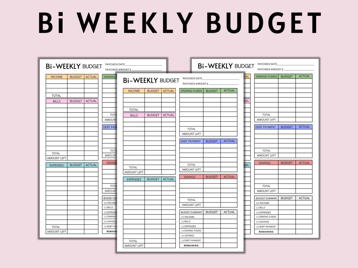 Easy Budget Planning: Print & Go Templates