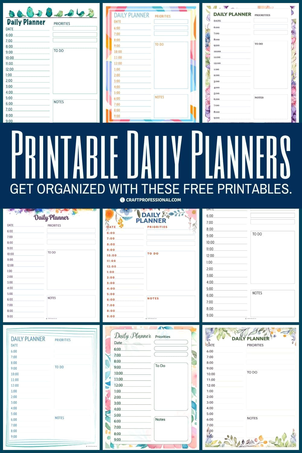 Printable Planner: Get Organized, Achieve Your Goals