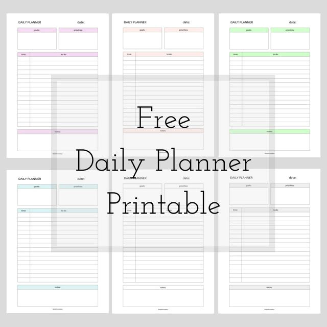 Transform Your Day with This Easy Planner Printable