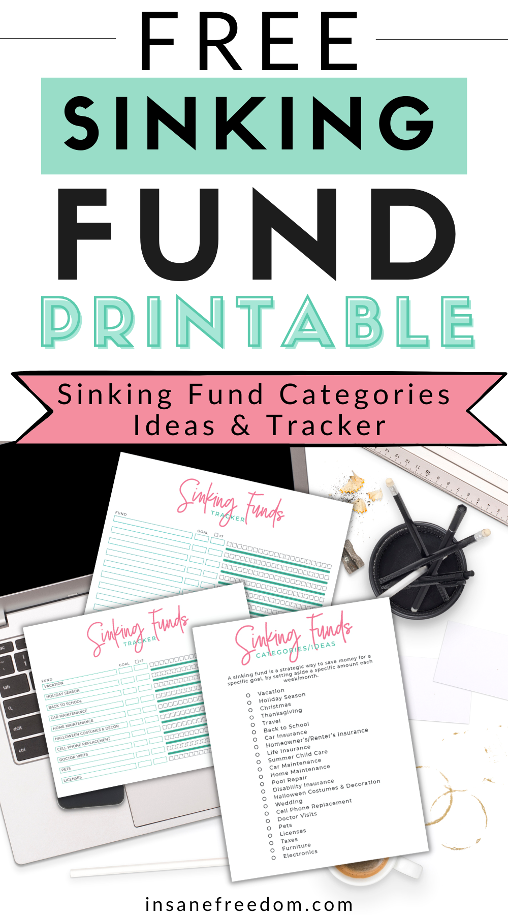 Master Your Finances with This Free Sinking Fund Planner