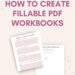 Instant Workbooks: Free Templates & DIY Tips