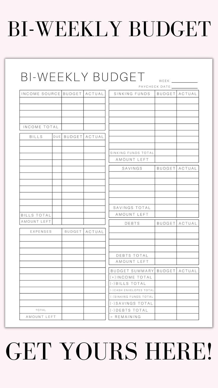 Create Your Weekly Budget in Minutes