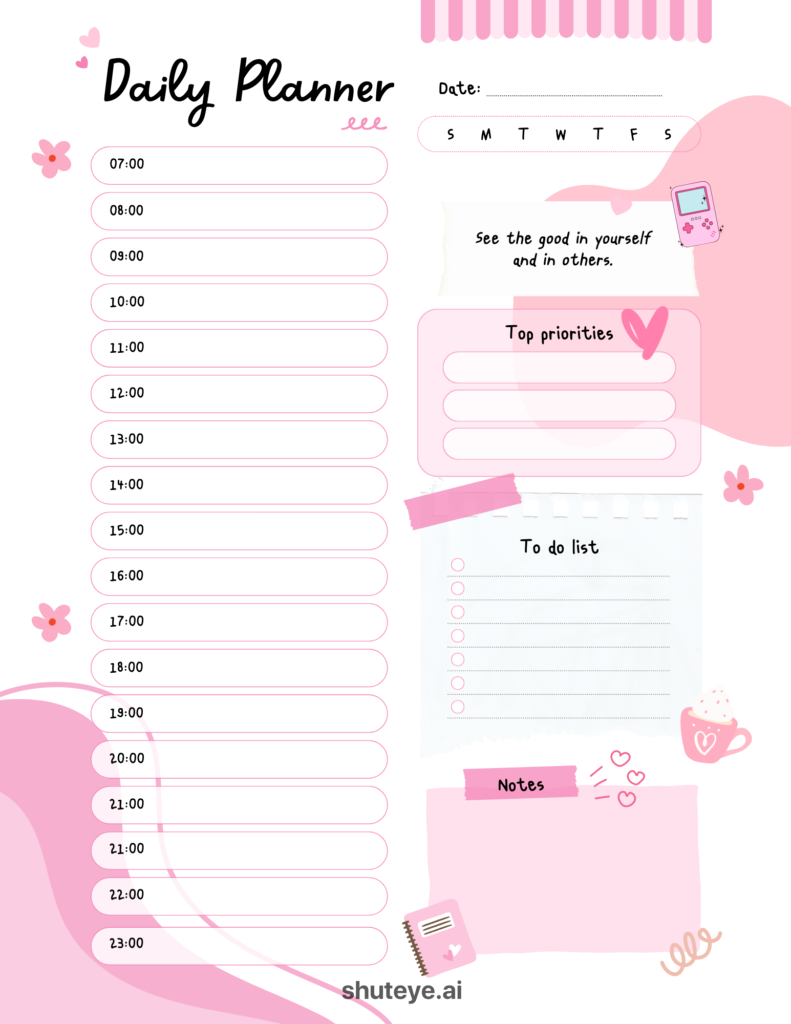 30+ Free Daily Planner Templates (Downloadable in PDF)