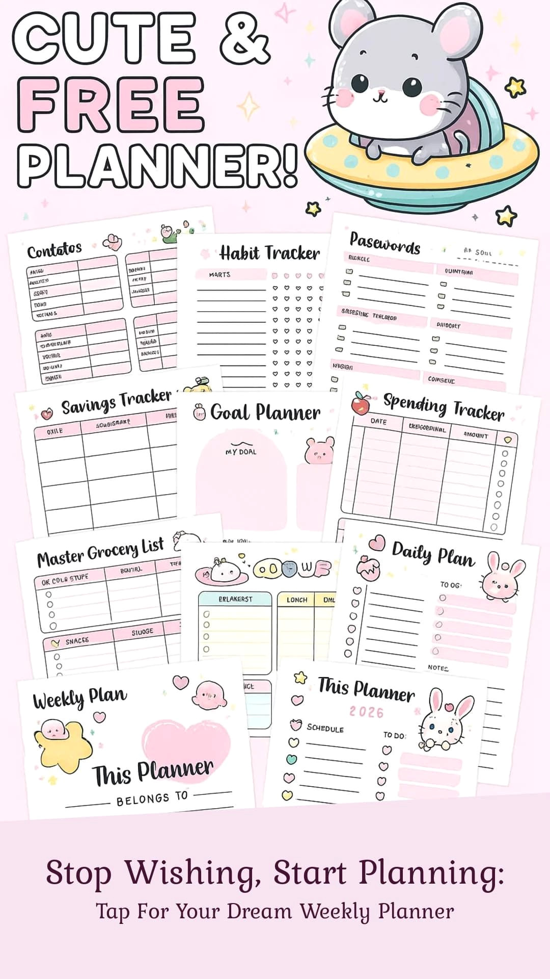 Get Organized in Style with a Magical Weekly Planner