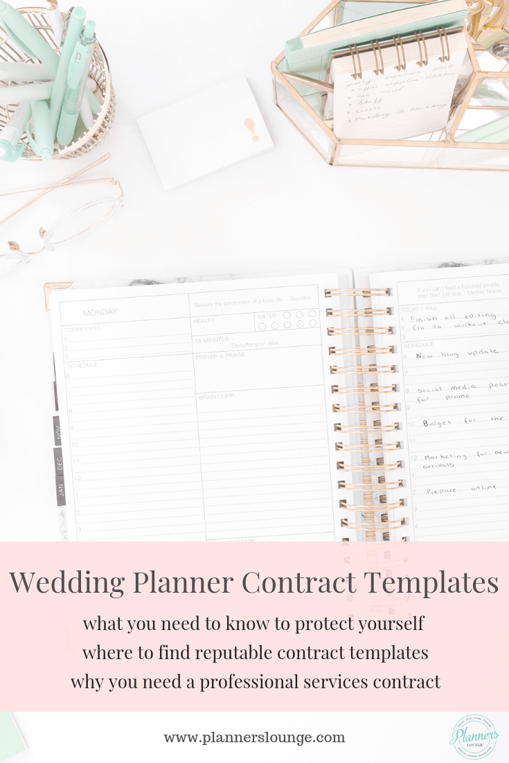 10-Step Wedding Planning Contract Templates