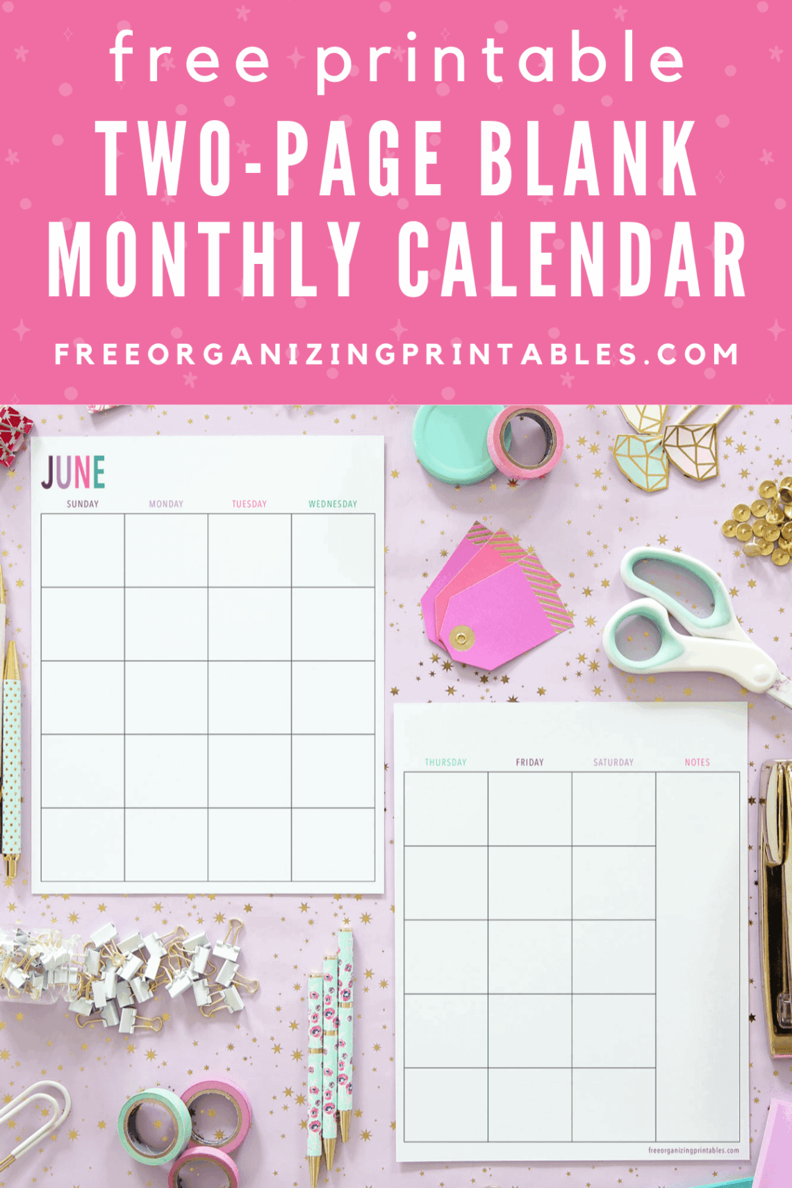 Get Organized with Our 2026 Printable Calendar!