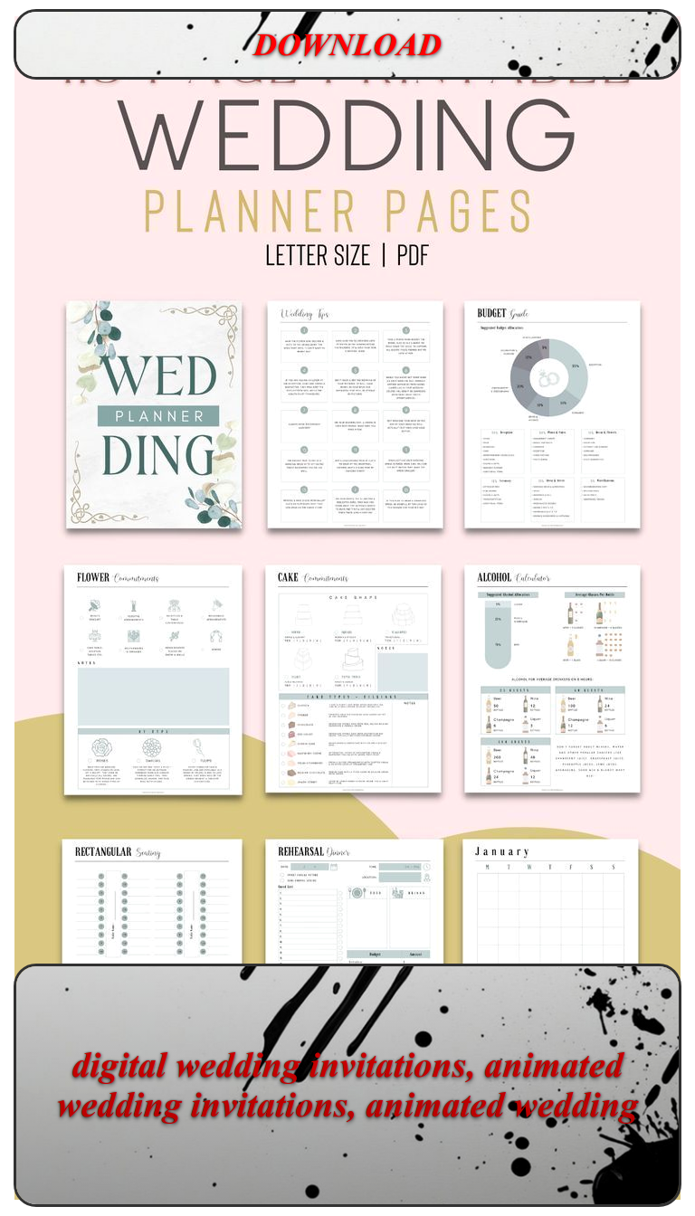 Sparkle at Your Dream Wedding with Animated Invites