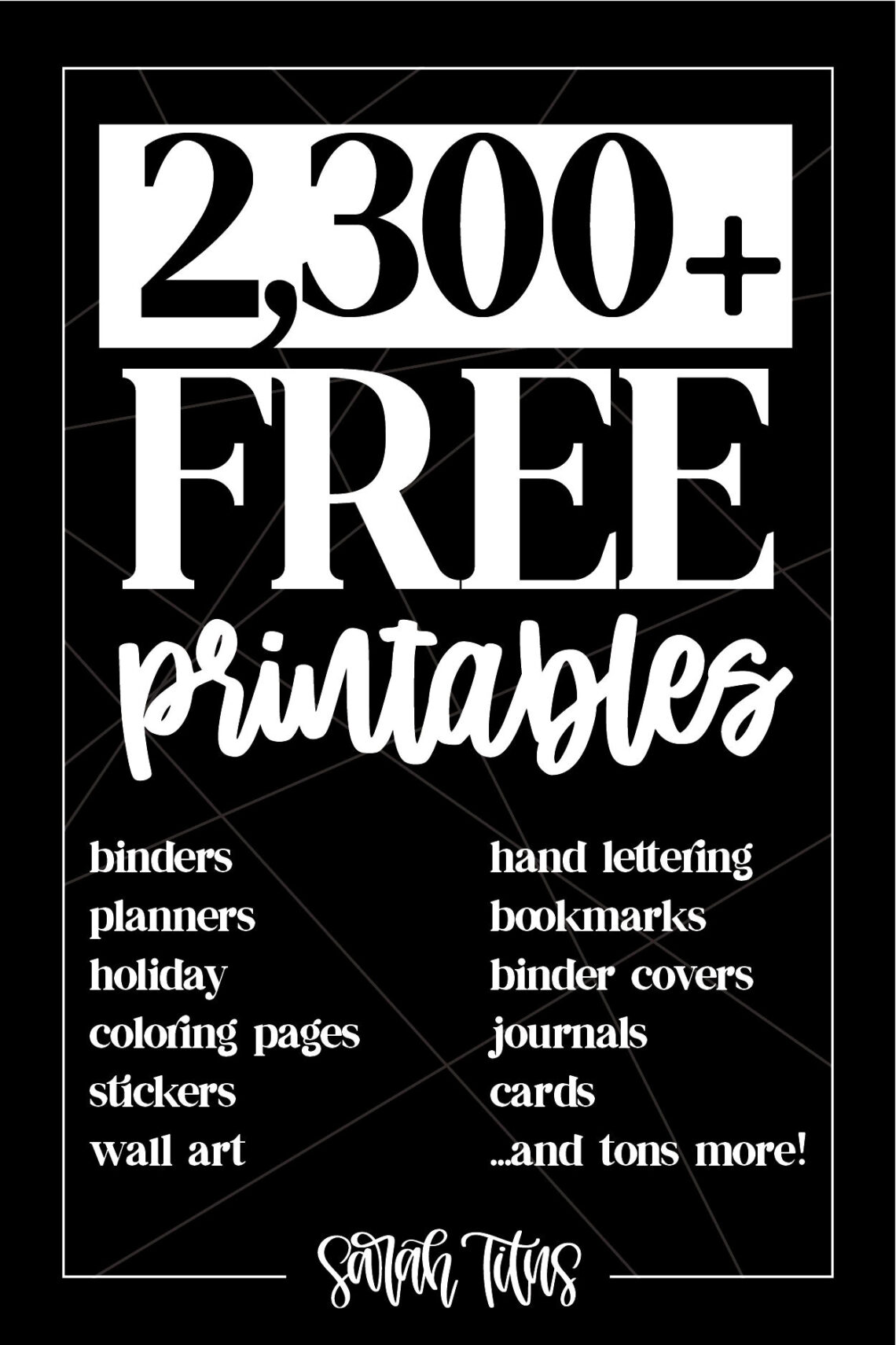 Download 2300+ Adorable Free Printables Today