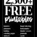 Download 2300+ Adorable Free Printables Today