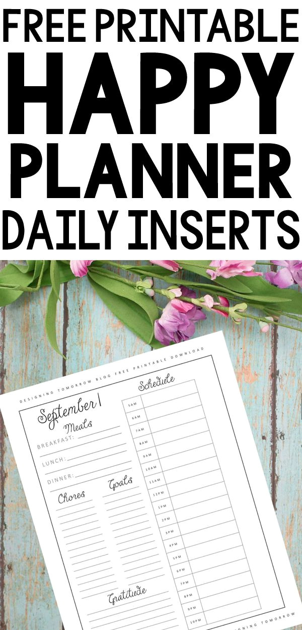 Print Your Happy Planner Today